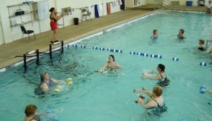 Clients in one of the Brown Center's pools. Photo courtesy of the College of Health and Human Development.