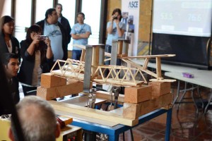 One of the bridges in the 2013 competition. Photo courtesy of Bolynet Sieng.