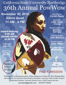 CSUN's American Indian Studies Department to host the campus' 36th Annual Powwow. Photo courtesy of American Indian Studies Department.