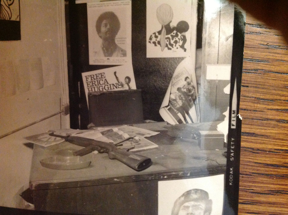 Items from the Black Panthers' Los Angeles headquarters. Photo courtesy of Karin Stanford.