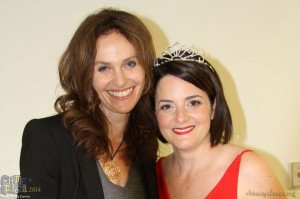 Actresses Amy Brennaman (left) and Carmella Riley at last year's CHIMEapalooza. Photo by Christy Cannon.