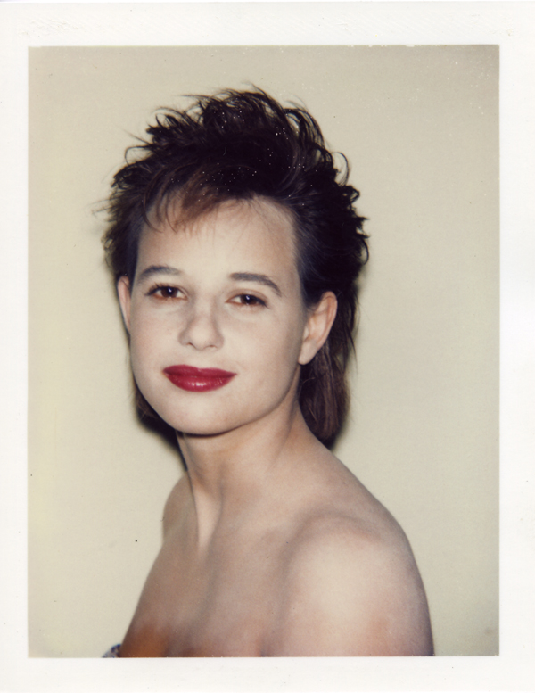 Unidentified Woman (Short Spiky Hair), Polacolor ER, 1985. Image courtesy of The Andy Warhol Foundation for the Visual Art6s, Inc. 