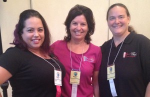 From left, Kristal Molina, Rachel Friedman Narr and Cora Shahid. Photo courtesy of DEAF Project