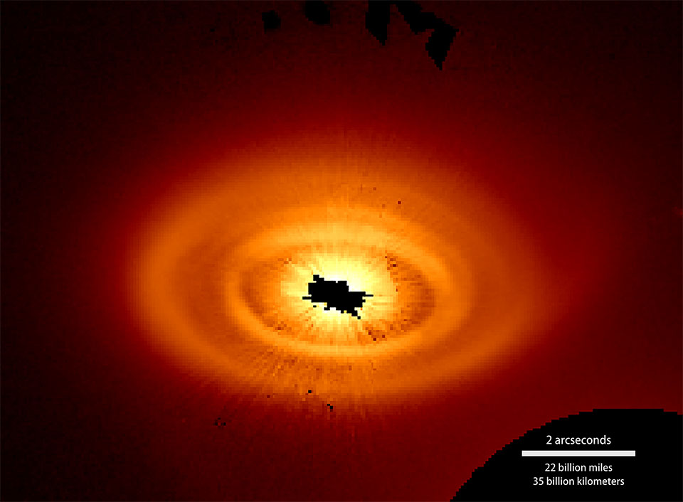 A team of NASA scientists that includes CSUN astronomy professor Wladimir Lyra, has discovered evidence that disk patterns, often indicators of the formation of new planets, can form on their own. Image courtesy of NASA. 
