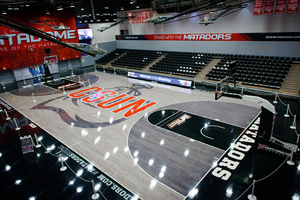 CSUN Matadors New basketball court design Basketball