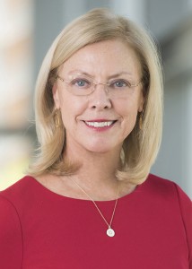 Portrait of CSUN President Dianne F. Harrison.