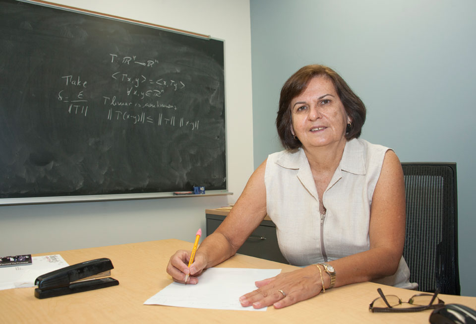 CSUN math professor Helena Noronha developed the original PUMP program at CSUN and oversaw its expansion to include nine other CSUs. Photo by Luis Garcia