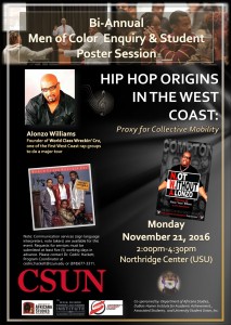 CSUN Session to Explore Role of Hip-Hop in Lives of Men of Color