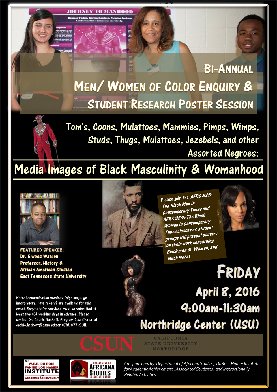Men Women of Color Symposium Flyer