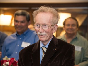 CSUN professor of history James Sefton, pictured at a 2015 event celebrating his 50 years teaching at CSUN, will be one of the keynote speakers at the university's 2018 Constitution Day event. Photo by Lee Choo.