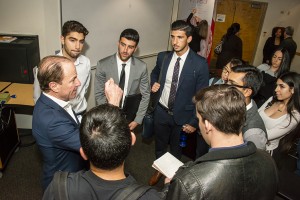 Milton Berlinski and CSUN students