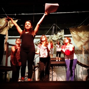 TADW participants rehearsing for "Cirque des Pirates." Photo courtesy of Melissa Filbeck.