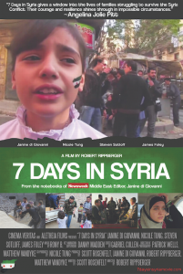 CSUN's Armer Theatre hosts a screening of the documentary "7 Days in Syria" at 7 p.m. on Friday May 5.