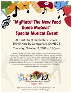 “MyPlate! The New Food Guide Musical” Hart Elementary 2019