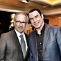 From left, Steven Spielberg and John Travolta