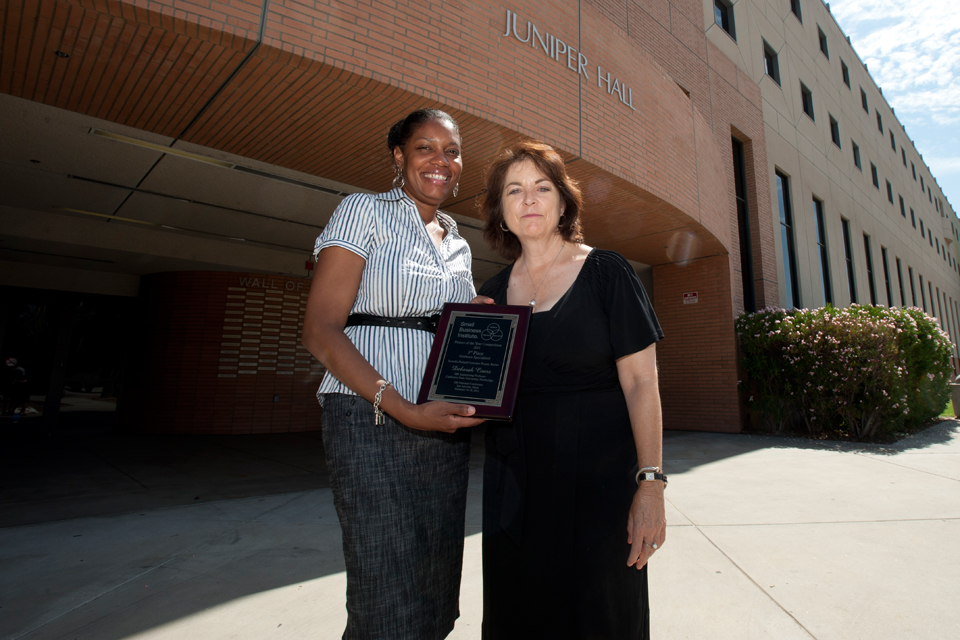 LaFaye Wilson with Melanie Williams.