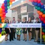 Officials in 2012 preparing to cut the ribbon in celebration of the opening of CSUN’s new Pride Center.