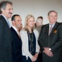 Former assemblyman and candidate for Los Angeles City Attorney Mike Feuer, Los Angeles City Councilman Mitch Englander, CSUN President Dianne F. Harrison and NVRCC President and CEO Wayne Adelstein ’70 (Political Science).