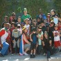 Campers and counselors dressed in superhero-themed costumes at last year’s Sunny Days Camp.
