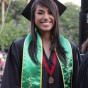 Silvia Juarez Viveros at her undergraduate graduation