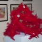Sierra Canyon's Alexandra Davis showed off her creativity with red feathers and paper stars.