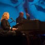 Diana Krall sings at the piano at the VPAC.