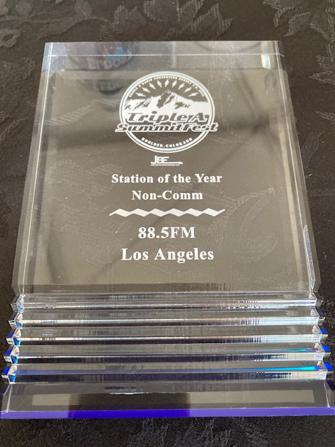 88.5-FM was named “non-com music station of the year” by JBE Triple-A Summitfest earlier this month. Image courtesy of Marc Kaczor.