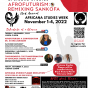 Poster with Africana Studies Week 2022 Events