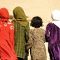 Back of four Afghanistan girls