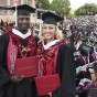 Track coaches Avery and Bridget Anderson graduate with MPA degrees from CSUN.