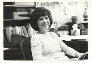 Bonnie Campbell, pictured in her office around 1986.