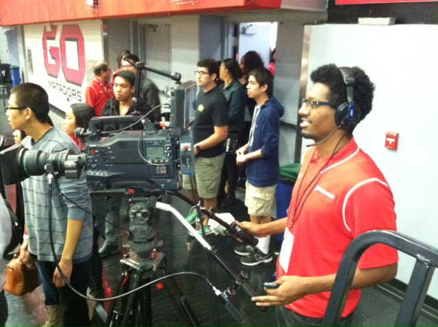 CSUN student videographers.