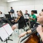 CSUN Gamer Symphony Orchestra playing in a room.