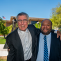 Tom Boxwell and Farrell Webb, dean of the College of Health and Human Development.