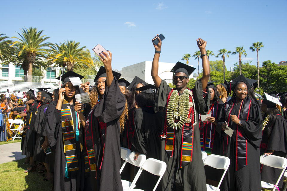 Students at the Black Graduation Celebration.