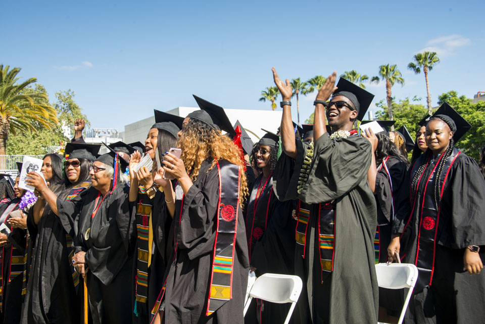 Students at the Black Graduation Celebration.