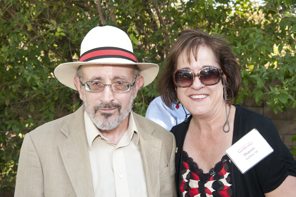 CSUN Provost Harry Hellenbrand and Sharon Eichten.