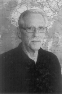 Black and white portrait of David Hornbeck