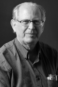 Black and white portrait of John Weigle