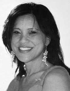 Black and white portrait of Tamara Marie Chin