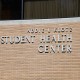 Brick building with sign Addie L. Klotz Student Health Center