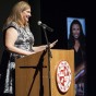 Wendy L. Yost, CSUN Alumni project specialist introduced friend and colleague Olympia LePoint.
