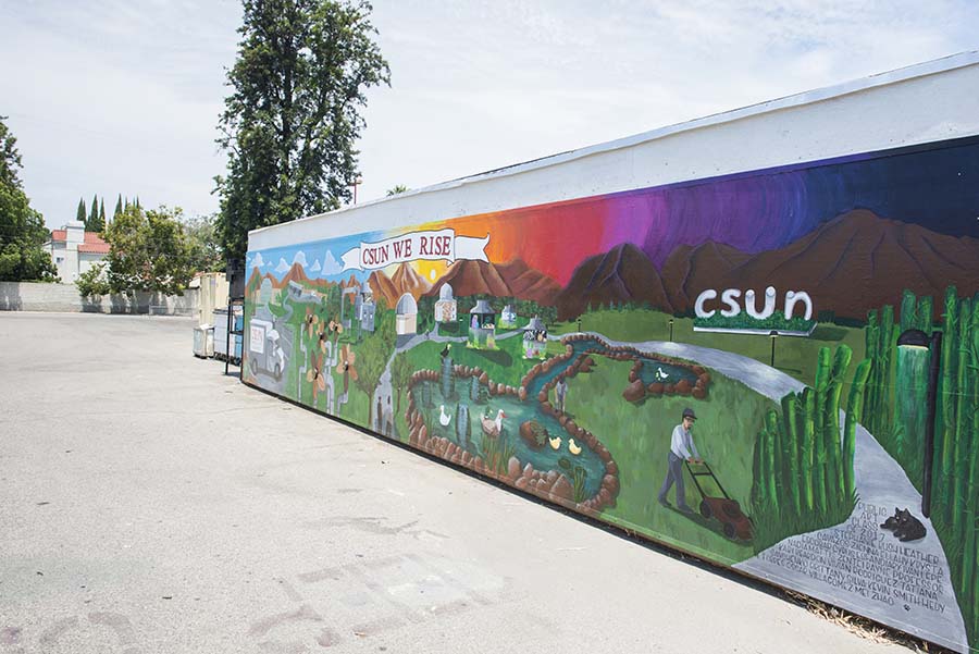 Physical Plant Management Art Mural. Photo by David J. Hawkins.
