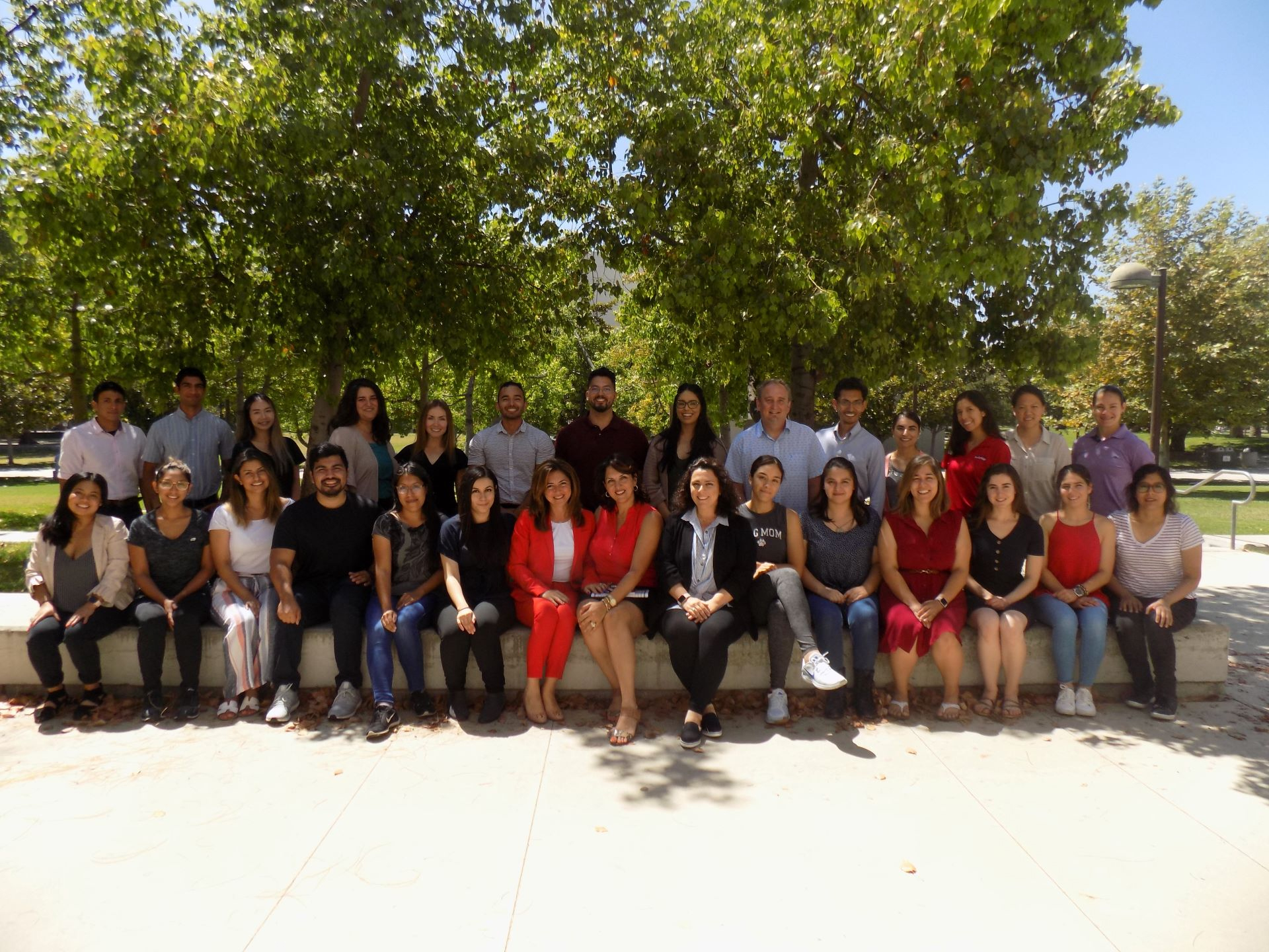 Group photo of staff and students involved in CSUN’s Marilyn Magaram Center Pathways to Success program.