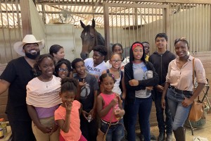 Hook is the executive director of the Compton Junior Equestrians. (Photo courtesy of Randy Hook)