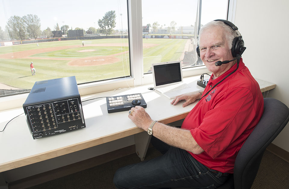 Ross Porter is calling CSUN baseball games.