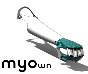 Image of design for Samuel Ayala's and Christina Marie Seeholzer's proposed prosthetic arm.