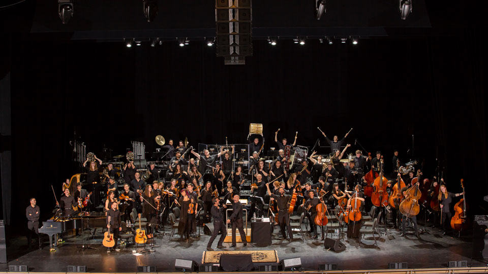 Tankian and the CSUN Symphony celebrated the end of their VPAC performance.