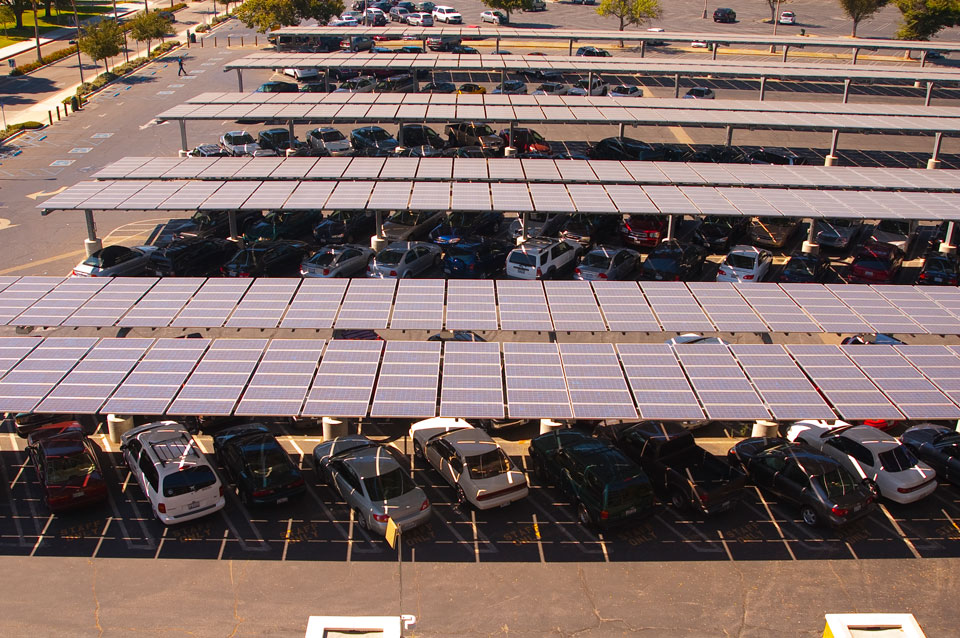 Solar panels at CSUN.