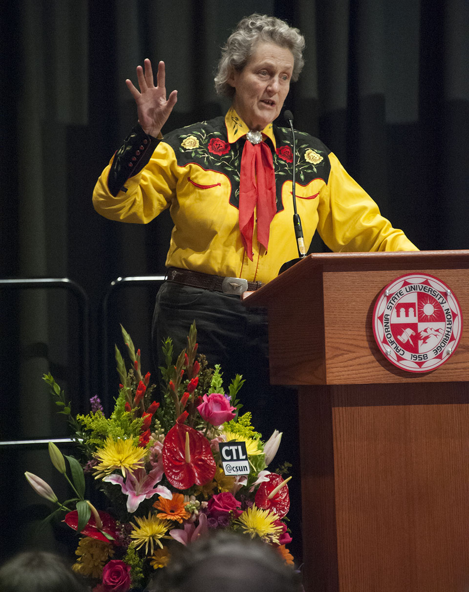 Temple Grandin speaks at CSUN.